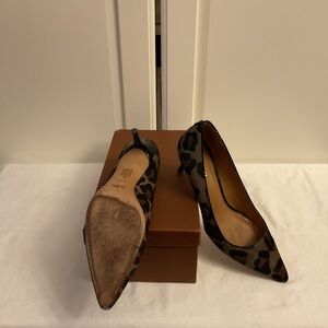 Coach Leopard Print Heels